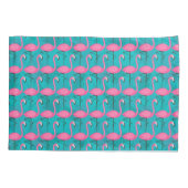 Housse D'oreillers Motif lumineux de Flamant rose (Dos-gauche)