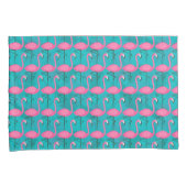 Housse D'oreillers Motif lumineux de Flamant rose (devant-Droit)