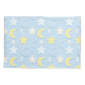 Housse D'oreillers Motif Lune & Étoiles (Dos)