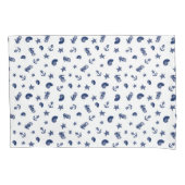 Housse D'oreillers Motif marin avec hippocampes (devant)