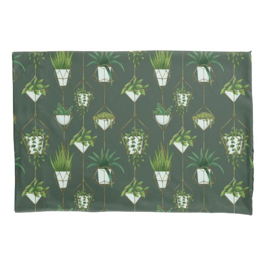 Housse D'oreillers Motif ménager à accrochage géométrique (devant)