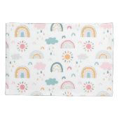 Housse D'oreillers Motif météorologique mignon (Dos)