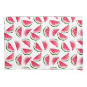 Housse D'oreillers Motif mignon d'ananas et de pastèque (devant-gauche)