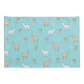 Housse D'oreillers Motif mignon de cactus de lama d'alpaga (Dos-Droit)