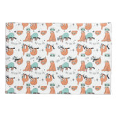 Housse D'oreillers Motif mignon de paresse (Dos-gauche)