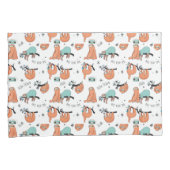 Housse D'oreillers Motif mignon de paresse (devant-Droit)