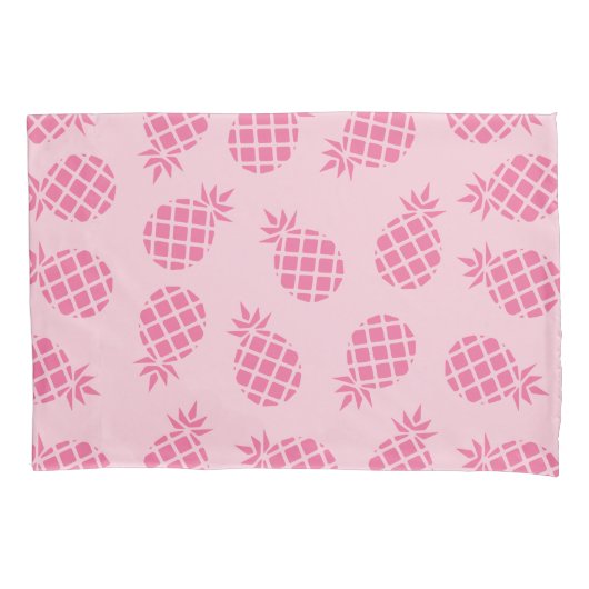Housse D'oreillers Motif mignon Girly d'ananas de rose en pastel (devant)