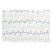 Housse D'oreillers Motif moderne Black Gold (Dos)