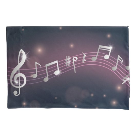Housse D'oreillers Motif musical (devant)
