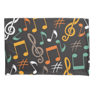 Housse D'oreillers Motif musical