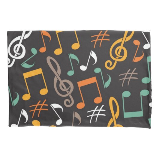 Housse D'oreillers Motif musical (devant)