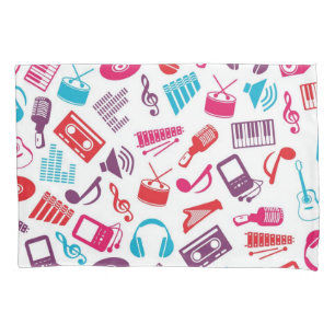 Housse D'oreillers Motif musical