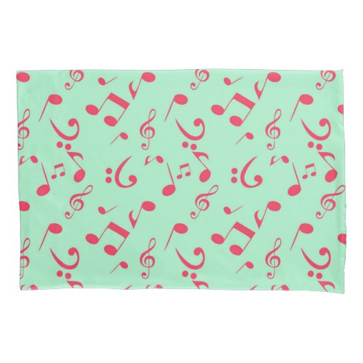 Housse D'oreillers Motif musical (devant)