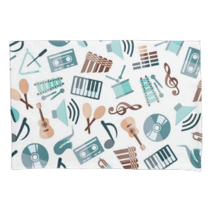 Housse D'oreillers Motif musical