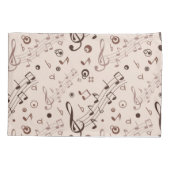 Housse D'oreillers Motif musical (Dos)