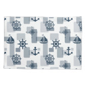 Housse D'oreillers Motif nautique (Dos)