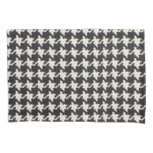 Motif noir blanc Houndstooth