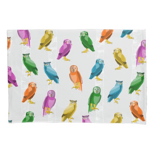 Housse D'oreillers Motif Owl Owls (devant)