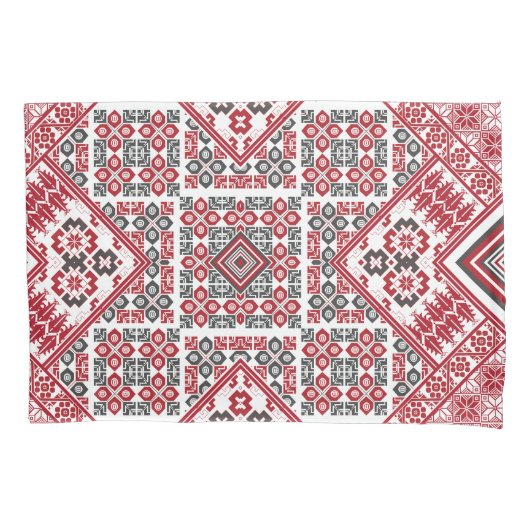 Housse D'oreillers Motif palestinien de broderie 2 (devant)