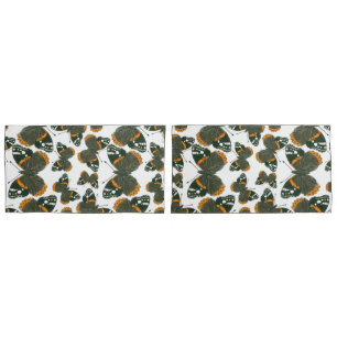 Housse D'oreillers Motif papillon de l'amiral rouge