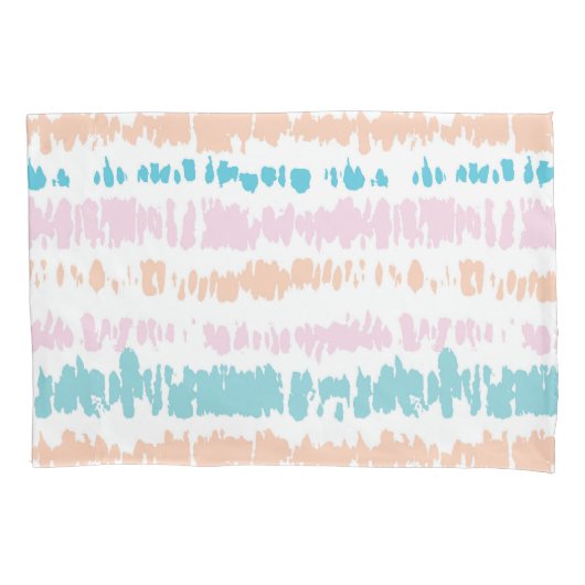 Housse D'oreillers Motif Pastel Batik (devant-gauche)