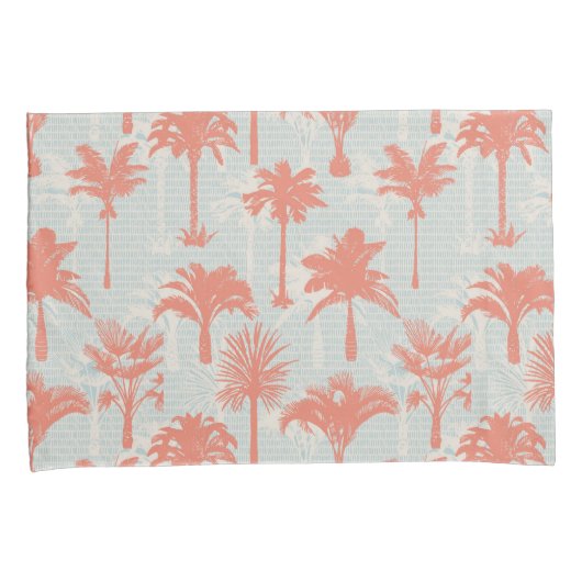 Housse D'oreillers Motif Pastel Palm Tree (devant-Droit)