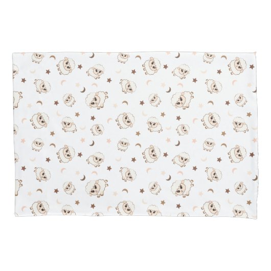 Housse D'oreillers Motif Pastel Sheep (devant)