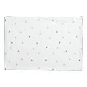 Housse D'oreillers Motif Pastel Triangle (Dos-gauche)