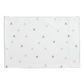 Housse D'oreillers Motif Pastel Triangle (Dos-Droit)