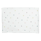 Housse D'oreillers Motif Pastel Triangle (devant-gauche)