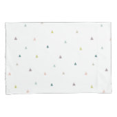 Housse D'oreillers Motif Pastel Triangle (devant-Droit)