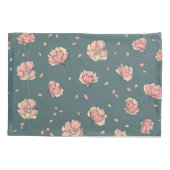 Housse D'oreillers Motif Pink Peony et Bow (Dos)