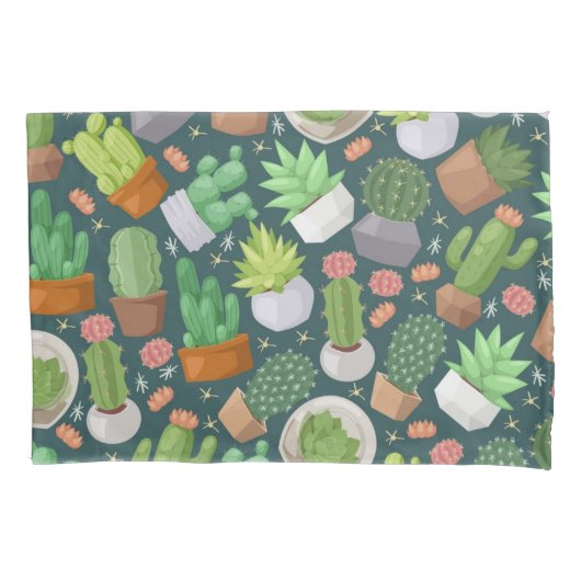 Housse D'oreillers motif plante (devant)