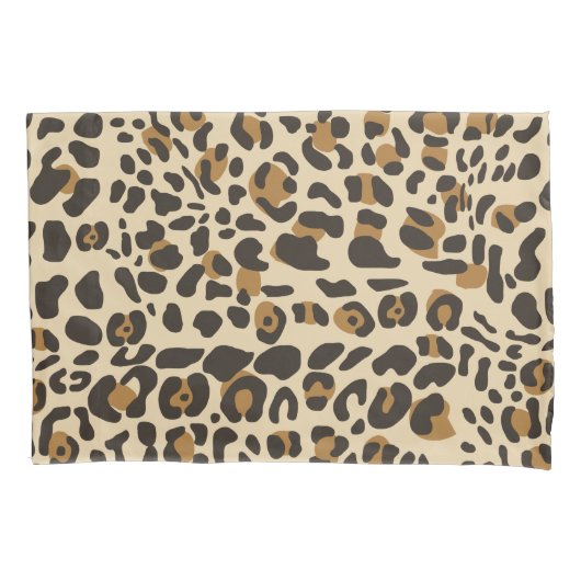 Housse D'oreillers Motif Poster de animal Leopard Jaguar (devant)