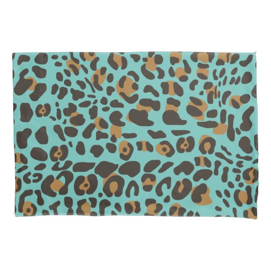Housse D'oreillers Motif Poster de animal Leopard Jaguar (devant)