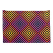 Housse D'oreillers Motif psychédélique Rainbow Chevron (Dos-Droit)