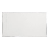 Housse D'oreillers Motif Quatrefoil blanc (Dos)