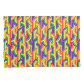 Housse D'oreillers Motif Rainbow moderne (devant-Droit)