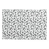 Housse D'oreillers Motif Retro Squiggle (Dos-gauche)