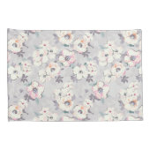 Housse D'oreillers Motif rose mou d'aquarelle (Dos-Droit)