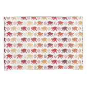Housse D'oreillers Motif rouge de singes (devant-Droit)