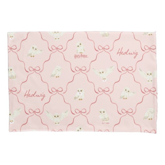 Housse D'oreillers Motif Ruban Rose Hedwig (devant)