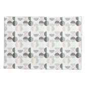 Housse D'oreillers Motif scandinave de demi-cercle de style (Dos-gauche)