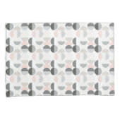 Housse D'oreillers Motif scandinave de demi-cercle de style (devant-Droit)