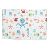 Housse D'oreillers Motif Sea World (Dos-gauche)