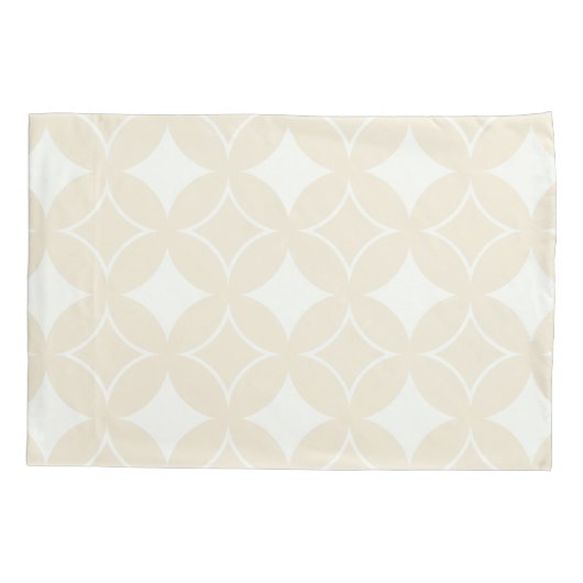 Housse D'oreillers Motif shippo beige (Dos)
