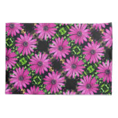 Housse D'oreillers Motif simple violet africain de marguerite (Dos)