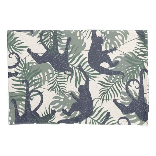 Housse D'oreillers Motif singe vintage (devant)