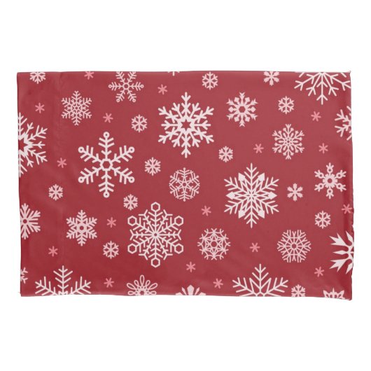 Housse D'oreillers Motif Snowflake (devant)