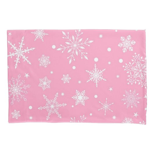 Housse D'oreillers Motif Snowflake (devant)